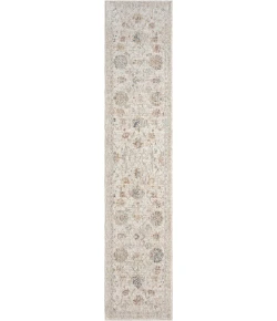Nourison Home Antique Fusion Cream / Ivory ANF04 2ft.2in. x 10ft. Rect. Rug
