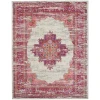 Nourison Home Passion PSN03 Ivory/Fuchsia 8 ft. X 10 ft. Area Rug
