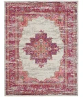 Nourison Passion Area Rug PSN03-Ivory/Fuchsia