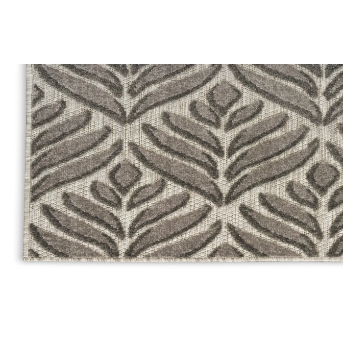 Nourison Aloha Charcoal ALH35 2 ft. 8 in. X 4 ft. Rectangle Rug