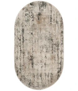 Nourison Home Quarry QUA01 Beige Grey 3 ft. X 5 ft. Oval Area Rug