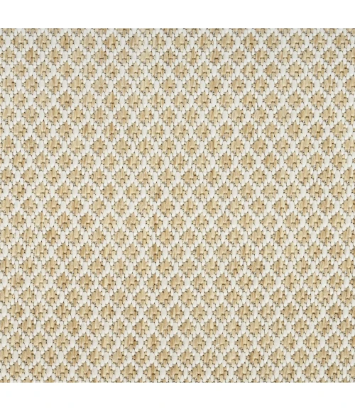 Nourison Home Courtyard Tan COU01 8ft. x Round Round Rug