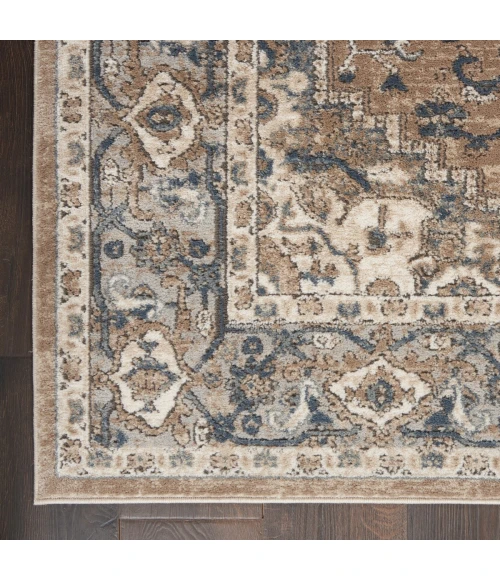 Nourison Quarry Beige Grey QUA05 9 ft. X 12 ft. Rect. Rug