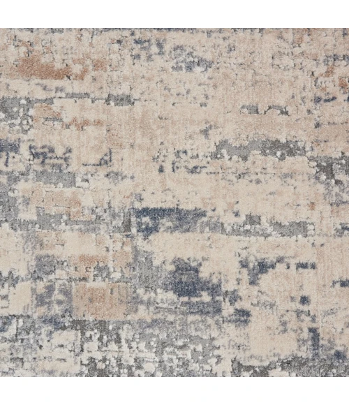 Nourison Rustic Textures Runner Area Rug RUS04-Beige/Grey