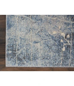 Nourison Home Somerset ST74 Silver Blue 2 ft. 3 in. X 10 ft. Area Rug