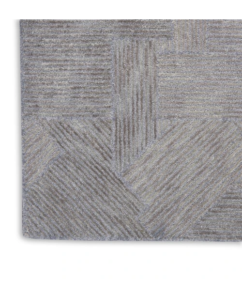 Michael Amini Ma30 Star Area Rug SMR01 Slate 4' x 6'