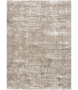 Nourison Home Sustainable Trends SUT06 Ivory Mocha 5 ft. 3 in. X 7 ft. 3 in. Area Rug