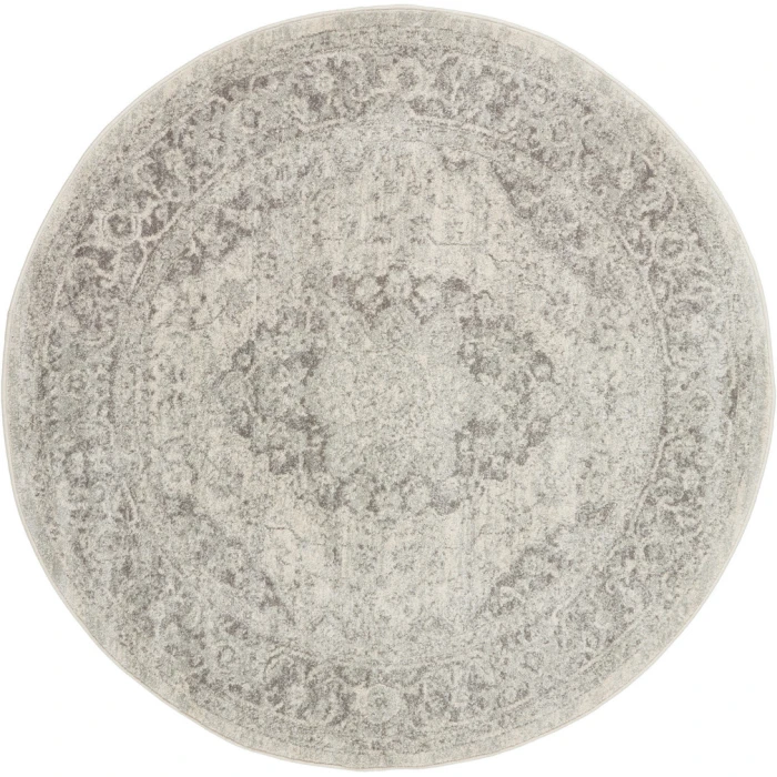 Nourison Tranquil Area Rug TRA05 Ivory/Grey