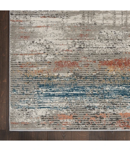 Nourison Rustic Textures Area Rug RUS12-Grey/Multi