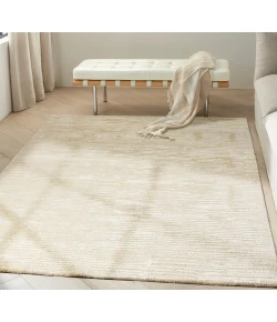 Calvin Klein CK010 Linear LNR01 Ivory 3 ft. 9 in. X 5 ft. 9 in. Area Rug