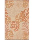 Nourison Garden Oasis Coral GOA05 4 ft. X 6 ft. Rectangle Rug