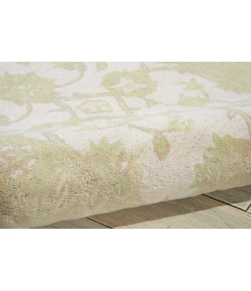 Nourison Home Zephyr Ivory/Green ZEP01 2ft.3in. x 8ft. Rect. Rug