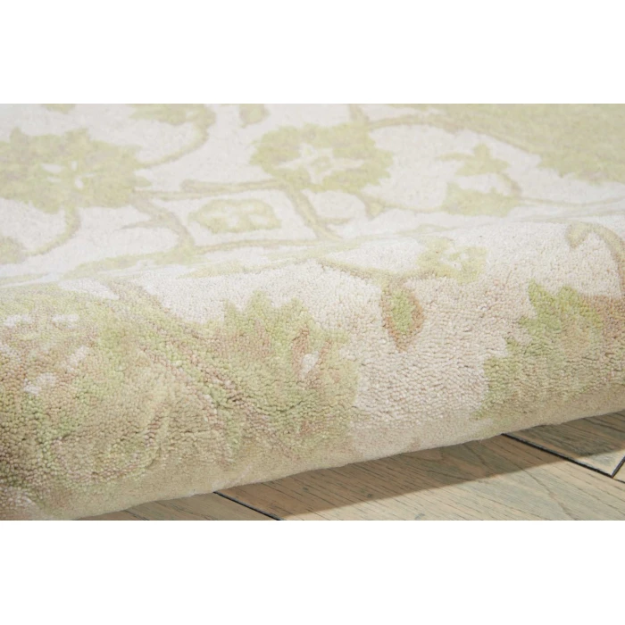 Nourison Home Zephyr Ivory/Green ZEP01 2ft.3in. x 8ft. Rect. Rug