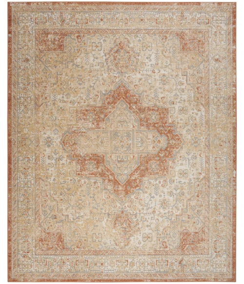 Nourison Nourison Essentials Persian Beige Rust NRE07 6 ft. X 9 ft. Rect. Rug