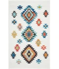 Nourison Home South Western White NAV07 3ft.11in. x 6ft.2in. Rect. Rug