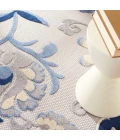 Nourison Aloha Area Rug ALH17-Blue/Grey
