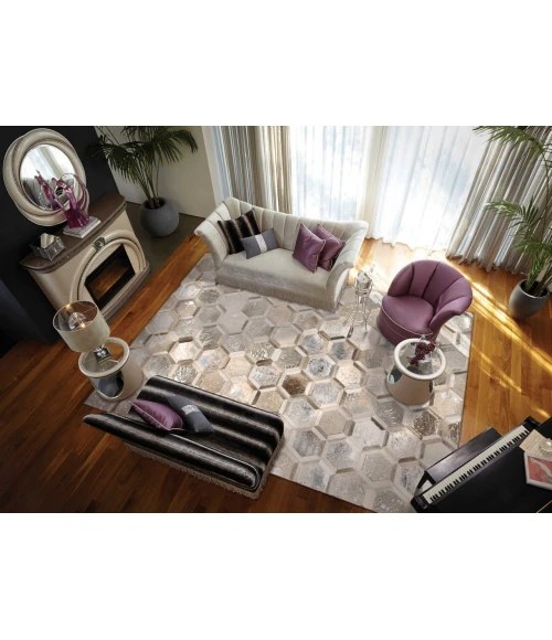 Michael Amini City Chic Area Rug MA100-Silver