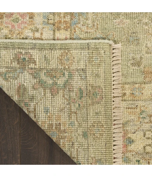 Nourison Heritage Vine Green HTV07 9ft. x 12ft. Rect. Rug