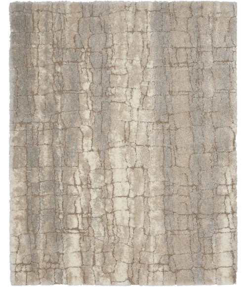 Nourison Dreamy Shag Ivory Beige DRS09 7ft. x 10ft. Rect. Rug