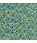 Nourison Washable Solutions Blue/Green WSL01 9 ft. X 12 ft. Rect. Rug