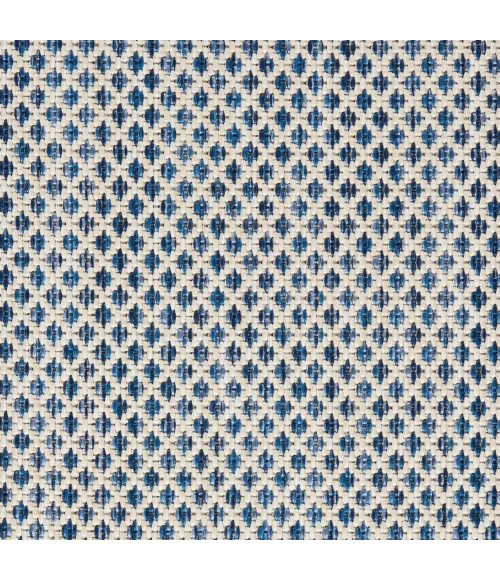Nourison Courtyard Area Rug COU01 Ivory Blue