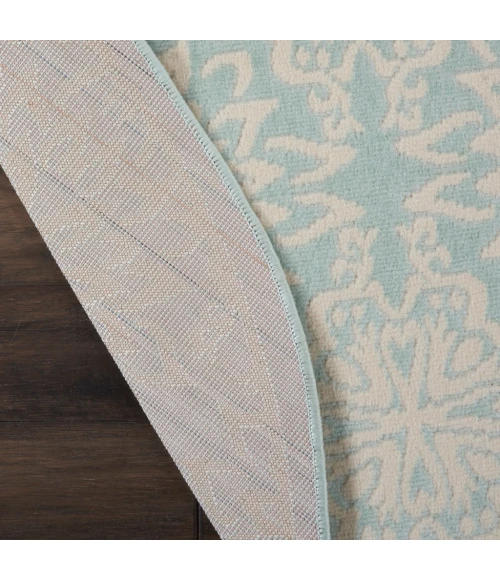 Nourison Jubilant Round Area Rug JUB06-Ivory/Green