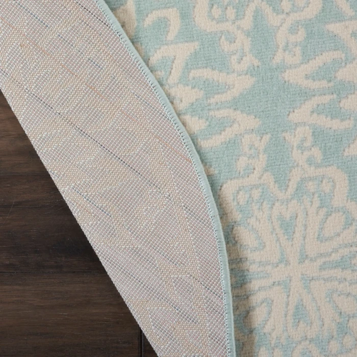 Nourison Jubilant Round Area Rug JUB06-Ivory/Green