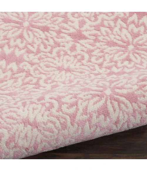 Nourison Jubilant Runner Area Rug JUB06-Ivory/Pink