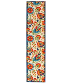 Nourison Home Aloha ALH17 Multicolor 2 ft. 3 in. X 12 ft. Area Rug