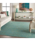 Nourison Nourison Essentials Blue Green Area Rug NRE01 Blue Green 10' x 14'