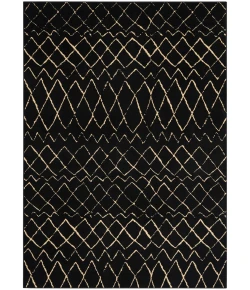 Nourison Home Grafix GRF04 Black 6 ft. X 9 ft. Area Rug