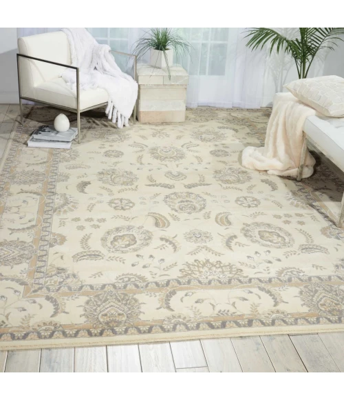 Nourison Home Persian Empire White PE22 3ft.6in. x 5ft.6in. Rect. Rug