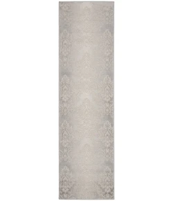 Nourison Home Elation ETN03 Ivory Grey 2 ft. 3 in. X 7 ft. 6 in. Area Rug