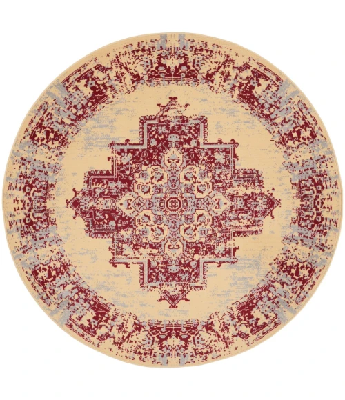 Nourison Grafix Area Rug GRF14-Cream/Red