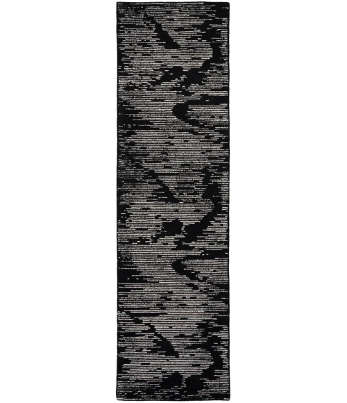 Michael Amini Ma30 Star Area Rug SMR02 Black Ivory