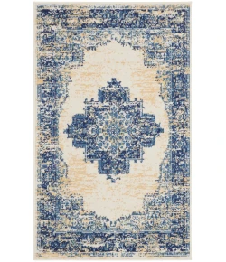 Nourison Home Grafix GRF14 White 3 ft. X 5 ft. Area Rug
