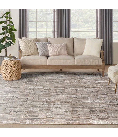 Nourison Sustainable Trends Ivory Mocha SUT06 9 ft. X 12 ft. Rect. Rug