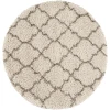 Nourison Home Amore AMOR2 Cream 3 ft. 11 in. Round Area Rug