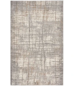 Calvin Klein CK950 Rush CK950 Ivory Grey 8 ft. X 10 ft. Area Rug