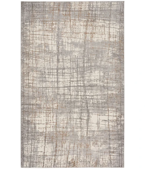 Calvin Klein CK950 Rush Ivory/Grey CK950 8 ft. X 10 ft. Rectangle Rug