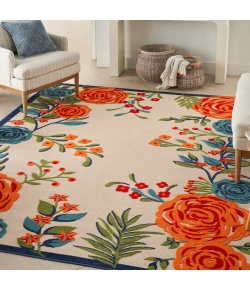 Nourison Home Aloha ALH32 Multicolor 3 ft. 6 in. X 5 ft. 6 in. Area Rug