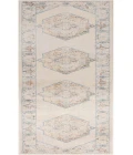 Nourison Astra Machine Washable Ivory Blue ASW13 2 ft. 2 in. X 8 ft. Rectangle Rug