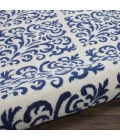 Nourison Grafix Round Area Rug GRF06-White/Blue