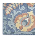 Nourison Aloha Blue Rose ALH17 7 ft. 10 in. X 10 ft. 6 in. Rect. Rug