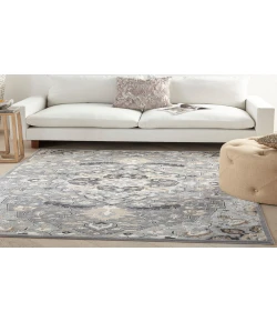 Nourison Home Elation ETN09 Grey 6 ft. X 9 ft. Area Rug