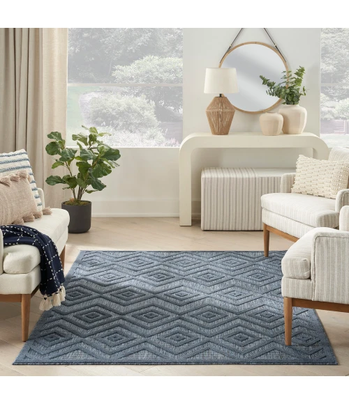 Nourison Versatile Area Rug NRV01 Navy Blue
