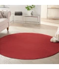 Nourison Essentials Brick Red Area Rug NRE01-Brick Red
