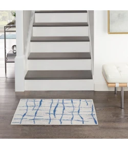 Nourison Home Whimsicle WHS09 Ivory Blue 2 ft. X 3 ft. Area Rug