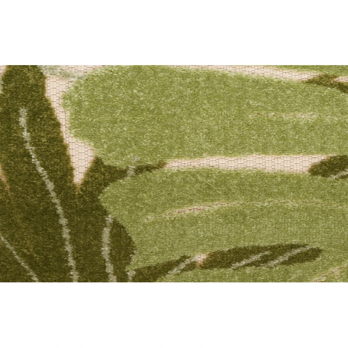 Nourison Aloha Ivory Green ALH40 5 ft. 3 in. Round Rug