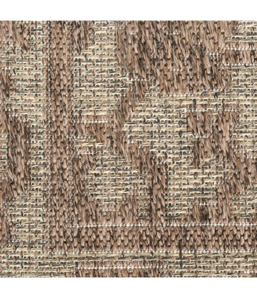 Nourison Tulum Brown TLM05 5 ft. 3 in. X 7 ft. Rect. Rug